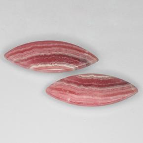 Pedras preciosas de rodocrosita multicolorido natural de 20,88 ct, marquise, translúcido