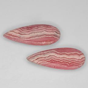 Pedras preciosas de rodocrosita Multicolorido natural de 21.46 ct, Formato de pêra, Translúcido