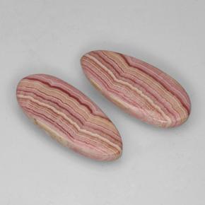 Pedras preciosas de rodocrosita multicolorido natural de 25,48 ct, formato de pêra, translúcido