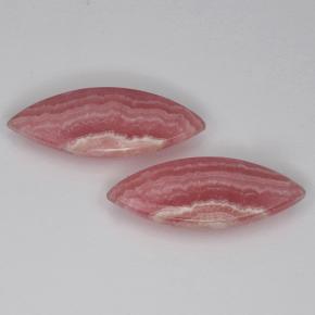 Pedras preciosas de rodocrosita multicolorido natural de 9,95 ct, marquise, translúcido