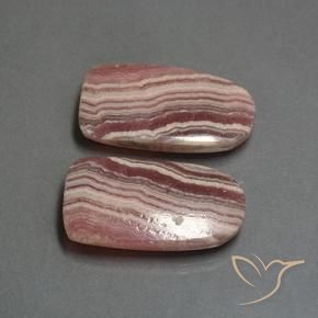 Pedras preciosas de rodocrosita Multicolorido natural de 37.17 ct, Chique, Translúcido