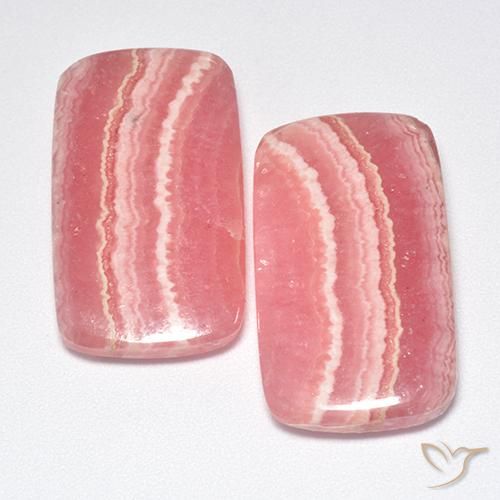 Pedras preciosas de rodocrosita Multicolorido natural de 42.03 ct, Almofada cortada, Translúcido