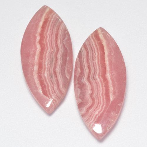 Pedras preciosas de rodocrosita Multicolorido natural de 17.04 ct, Marquesa, Translúcido