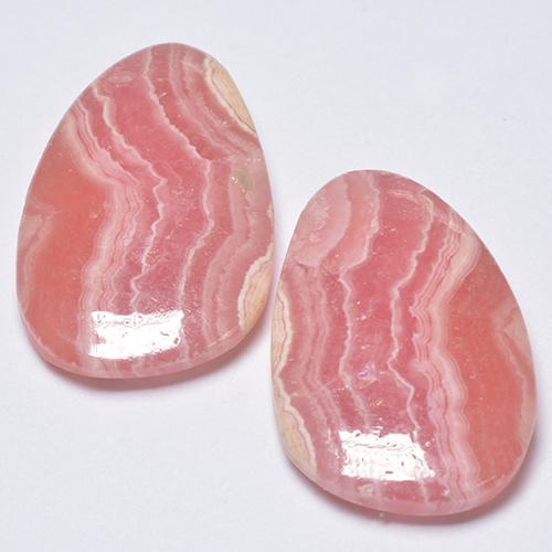 Pedras preciosas de rodocrosita multicolorido natural de 20,05 ct, forma extravagante, translúcido
