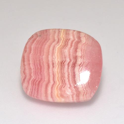 Rodocrosita multicolorido natural 8,87ct, almofada cortada, translúcido