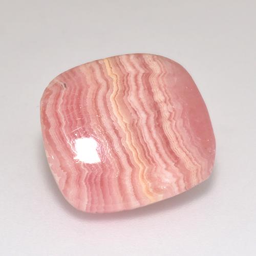 Rodocrosita multicolorido natural 8,87ct, almofada cortada, translúcido