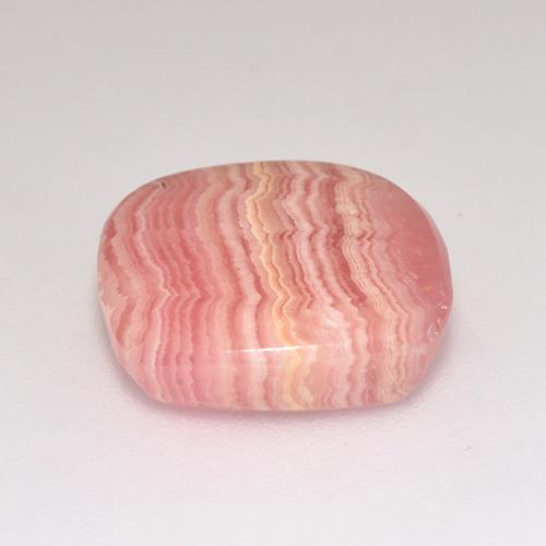 Rodocrosita multicolorido natural 8,87ct, almofada cortada, translúcido