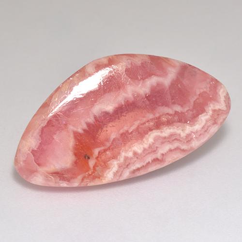 Rodocrosita rosa natural 12,69ct, forma extravagante, translúcido