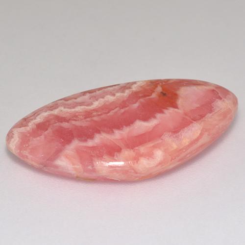 Rodocrosita rosa natural 12,69ct, forma extravagante, translúcido