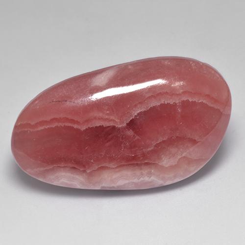 Rodocrosita multicolorido natural 49,58ct, forma extravagante, translúcido