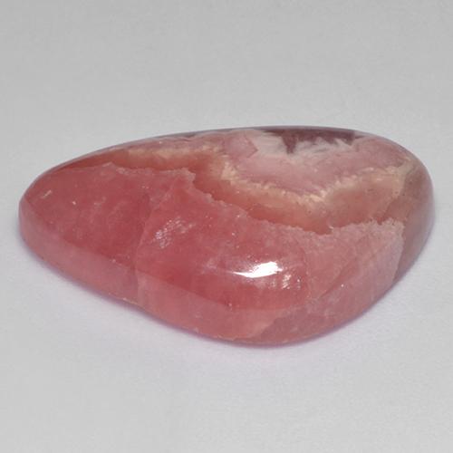 Rodocrosita multicolorido natural 25,85ct, forma extravagante, translúcido
