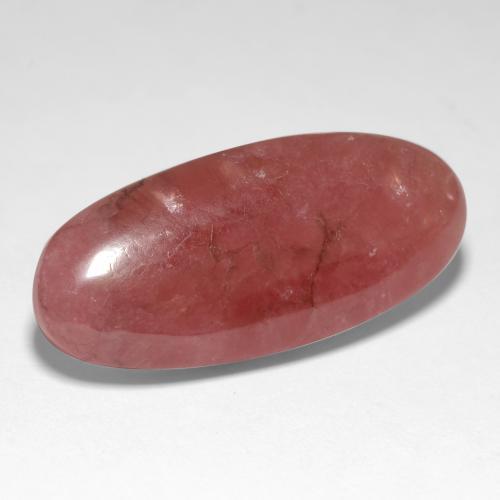 Rodocrosita multicolorido natural 22,84ct, corte oval, translúcido