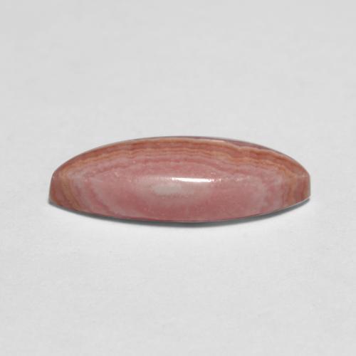 Rodocrosita multicolorido natural 2,39ct, marquise, translúcido