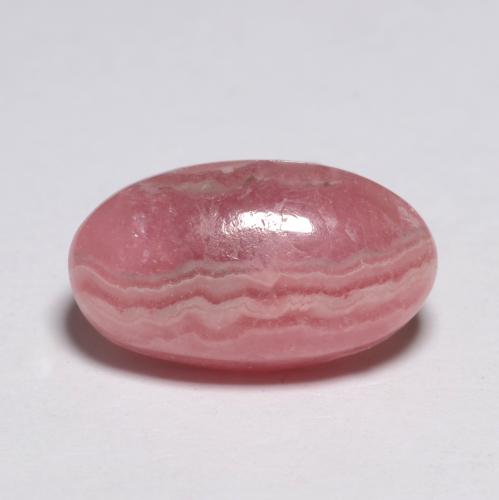 Rodocrosita multicolorido natural 4,50ct, corte oval, translúcido