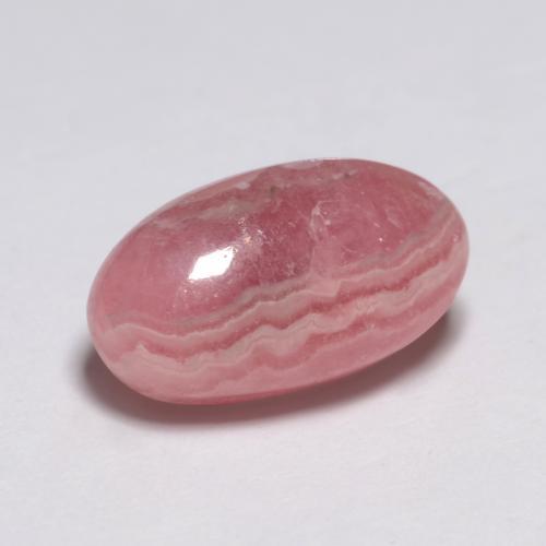 Rodocrosita multicolorido natural 4,50ct, corte oval, translúcido