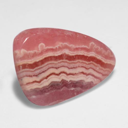 Rodocrosita multicolorido natural 10,87ct, forma extravagante, translúcido