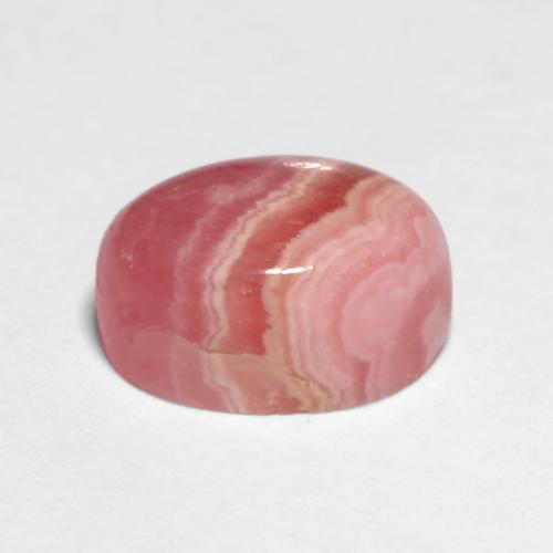 Rodocrosita multicolorido natural 2,48ct, corte oval, translúcido