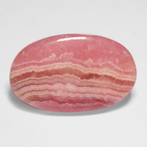 Rodocrosita multicolorido natural 11,55ct, corte oval, translúcido
