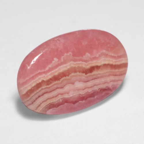 Rodocrosita multicolorido natural 11,55ct, corte oval, translúcido