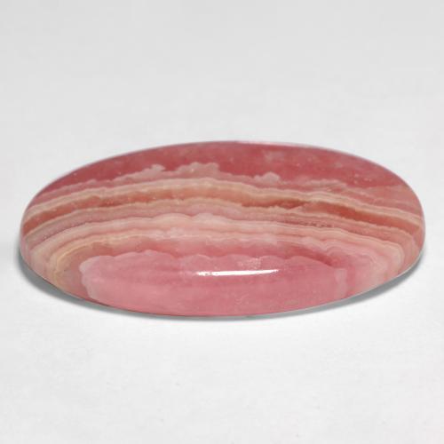 Rodocrosita multicolorido natural 11,55ct, corte oval, translúcido