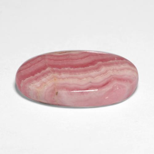 Rodocrosita multicolorido natural 10,12ct, corte oval, translúcido
