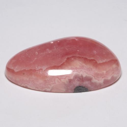 Rodocrosita multicolorido natural 30,48ct, forma extravagante, translúcido