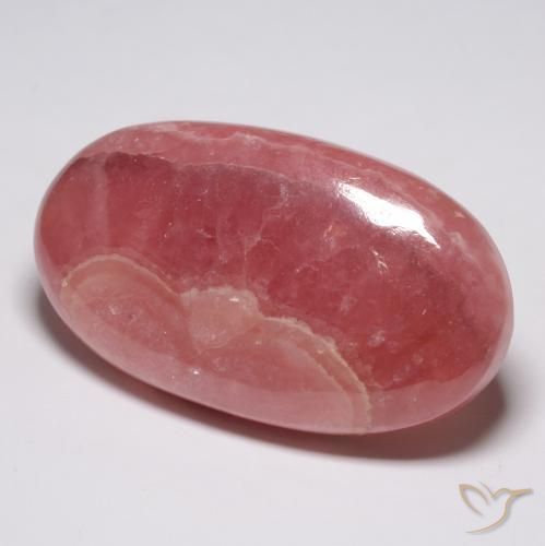 Rodocrosita multicolorido natural 57,65ct, corte oval, translúcido