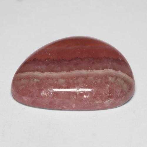 Rodocrosita multicolorido natural 20,57ct, forma extravagante, translúcido