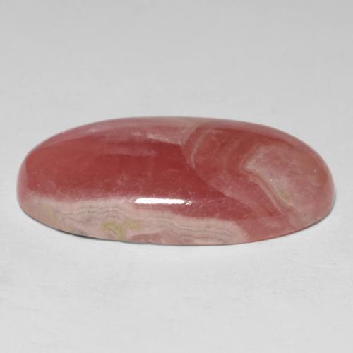Rodocrosita multicolorido natural 17,43ct, corte oval, translúcido