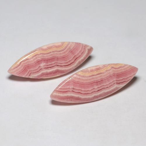 Pedras preciosas de rodocrosita Multicolorido natural de 19.61 ct, Marquesa, Translúcido