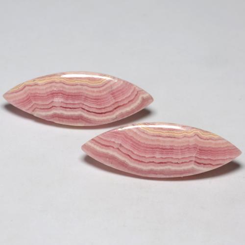 Pedras preciosas de rodocrosita Multicolorido natural de 19.61 ct, Marquesa, Translúcido