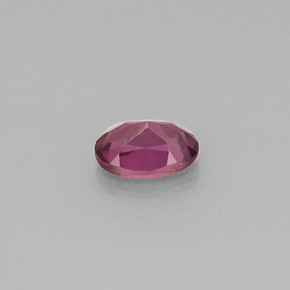 Rodolita Granada Rosa Arroxeado Natural 0.66ct, Corte Oval, VVS-VS