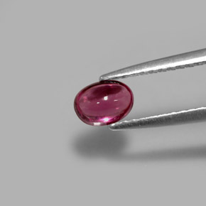 Granada rodolita violeta natural 0,69ct, transparente, transparente/translúcido
