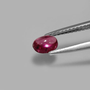Granada rodolita violeta natural 0,69ct, transparente, transparente/translúcido