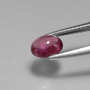Granada rodolita violeta natural 1,09ct, transparente, transparente/translúcido