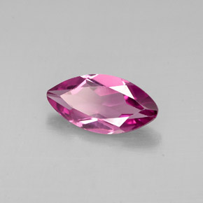 Rodolita Granada Roxo rosado Natural 1.12ct, Marquesa, VS