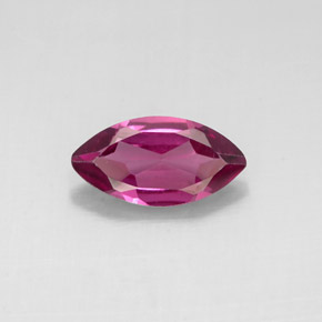 Rodolita Granada Roxo rosado Natural 1.12ct, Marquesa, VS