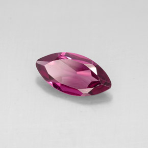 Rodolita Granada Roxo rosado Natural 1.12ct, Marquesa, VS