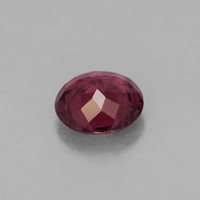 Rodolita Granada framboesa vermelha Natural 1.32ct, Corte Redondo, VS