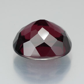 Granada rodolita vermelho natural 10,51ct, corte oval, SI