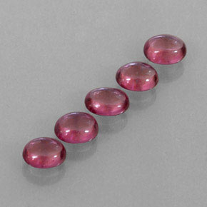 Pedras preciosas de granada rodolita vermelho natural de  ct, transparente, transparente/translúcido