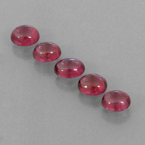 Pedras preciosas de granada rodolita vermelho natural de  ct, transparente, transparente/translúcido