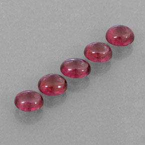 Pedras preciosas de granada rodolita vermelho natural de  ct, transparente, transparente/translúcido