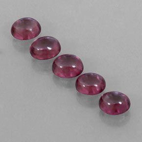 Pedras preciosas de granada rodolita vermelho natural de  ct, transparente, transparente/translúcido
