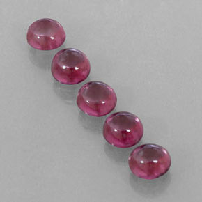 Pedras preciosas de granada rodolita vermelho natural de  ct, transparente, transparente/translúcido