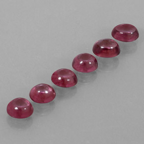 Pedras preciosas de granada rodolita vermelho natural de  ct, transparente, transparente/translúcido