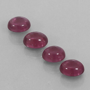 Pedras preciosas de granada rodolita vermelho natural de  ct, transparente, transparente/translúcido
