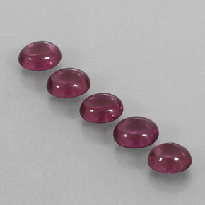 Pedras preciosas de granada rodolita vermelho natural de  ct, transparente, transparente/translúcido