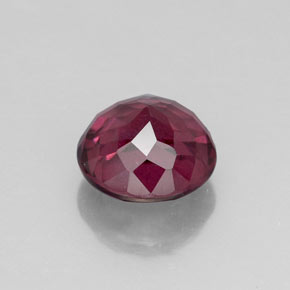 Granada rodolita vermelho natural 2,99ct, corte redondo, VS