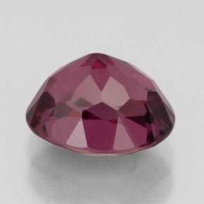 Granada rodolita vermelho natural 2,88ct, corte oval, VS-SI
